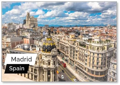 Kühlschrankmagnet Madrid Design 6