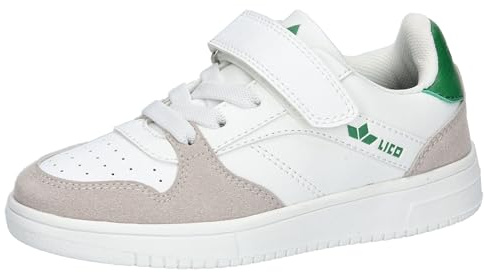 Lico Unisex Kinder Chad Vs Sneaker, Weiss Grün, 38 EU