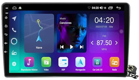 OAUSZC Nf1/1+32g, 9 Autoradio Estéreo para Opel Zafira B 2005-2014 per Astra H 2004-2014 Android 13 Radio De Coche Navegación GPS BT/FM/Wifi/4G/DSP/Controles del Volante Carplay+Cámara