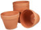 CAXUSD 5 Macetas de Terracota para Plantas de Exterior Macetas de Arcilla para Plantas Juego de Macetas con Orificios de Drenaje para Uso en Interiores Y Exteriores