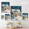 MuchoWow© Weihnachtsdeko Leinwandbild 30x40 cm Dekoration Wohnzimmer Bilder Pictures Weihnachtsgeschenke Decoration Living Room Deko Moderne Bild Geschenke Weihnachten - Weihnachtsbaum - Winter