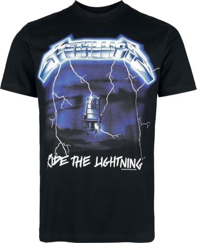 Metallica Ride The Lightning - Heavyweight Männer T-Shirt schwarz
