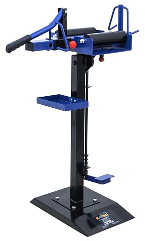 KATSU Tools Manual Tire Spreader, Portable Tire Changer with Stand | Adjustable Tilting Table, Tool Tray, for Cars and Light Trucks Tyre Repair, Model 451336