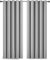 Hafaa Blackout Eyelet Curtains Light Grey 66x84 Inch Door Curtains for Kidsroom Energy Efficient & Thermal Insulated Living Room Ring Top Curtain 2 Panel with Tie Backs