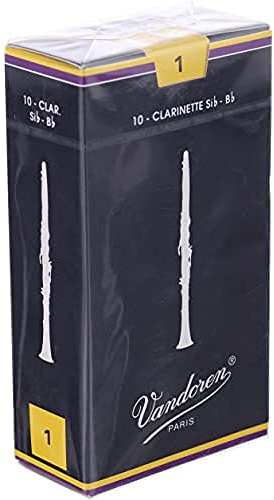 Vandoren Traditional Bb Clarinet Reeds Strength 1