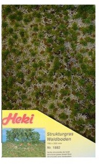 Heki 1882 Strukturgrasmatte, Waldboden, Größe: 19 x 30 cm, Mehrfarbig, S