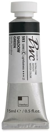 ShinHan : Premium Extra Fine Watercolour Paint : 15ml : Shadow Green : 593