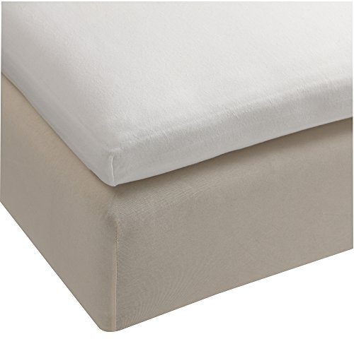 Beddinghouse molton stretch Split Topper - Spannbettlaken white - 180-200x200-220