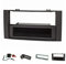 tomzz Audio 2457-034 Radioblende Set kompatibel mit VW Touareg 7L Multivan T5 mit Quadlockadapter ISO Fakra Antennenadapter Phantomeinspeisung DIN ISO Einbauschacht