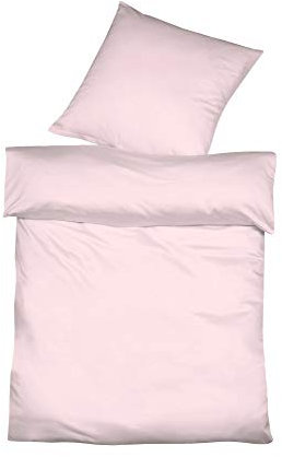 fleuresse Baumwolle Leinen Bettwäsche Provence Größe 200x220+2x80x80 cm Farbe Rose