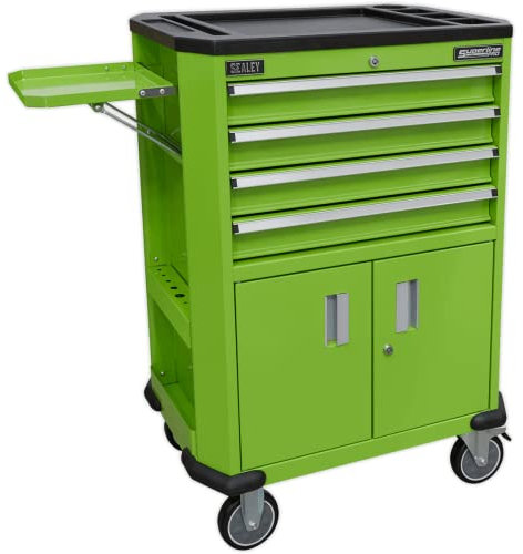 Sealey AP980MTHV 4 Drawer & 2 Door Cupboard Tool Trolley