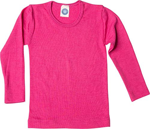 Cosilana, Kinder Unterhemd Langarm, 70% Wolle (kbT), 30% Seide