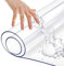 2 Sets 45.7 x 91.4 cm, transparenter Kunststoff-Tischschutz, PVC-Tischdecke, abwischbar, Möbelaufsatz, Küche, Arbeitsplatte, Unterlage für Esszimmer, Wohnzimmer, Schreibtischauflage, 1.5 mm dick