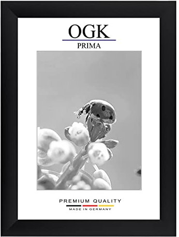Online-GalleryKing Holz Bilderrahmen 98 x 75 cm in Schwarz matt | Foto | Poster | Puzzle | Galerie | Rahmen