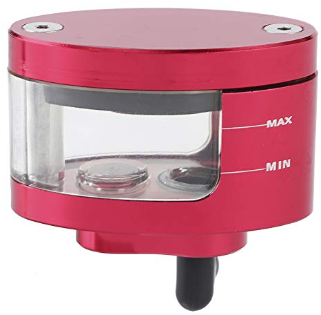 Coppa olio freno Frizione olio Coppa olio Cilindro universale Serbatoio liquido Bottiglia Serbatoio Accessorio moto(Rosso)