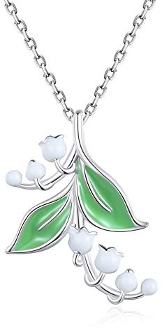 VIKI LYNN Schmuck-Set für Damen aus 925er-Sterlingsilber, Blumen-Ring und Halskette mit Blumenmotiv, 925er Sterlingsilber mit 18 Karat Weißgold vergoldet