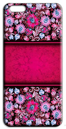 Mixroom - Cover Custodia Back Case in TPU Silicone Morbido per Apple iPhone 6 6s Fantasia Fiori Fucsia I146