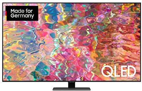Samsung QLED 4K Q80B 85 Zoll Fernseher (GQ85Q80BATXZG, Deutsches Modell), Quantum HDR 1500, Quantum Prozessor 4K, Dolby Atmos, Smart TV [2022]