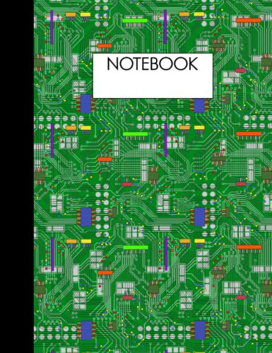 MOTHERBOARD Composition COLLEGE Ruled Notebook: Chip Computer Engineering