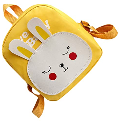 PRETYZOOM Kaninchen-Schultasche Baby-Häschen-Rucksack Nylonrucksack für Kinder Cartoon-Rucksack für Kinder Hasentasche für Mädchen rosa Karikatur kleine Schultasche großer Rucksack reisen