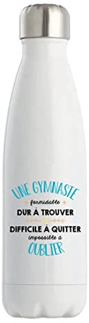 Bouteille Isotherme Une Gymnaste Formidable | Gourde Thermos cadeau amie collègue de travail, départ retraite
