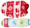 Sosoport 4pcs Flannel Pet Vest for Small Dogs Warm Cartoon Design Lightweight Comfortable Pet Clothes for Tea Cup Dogs Puppies Supplies Mixed Styles