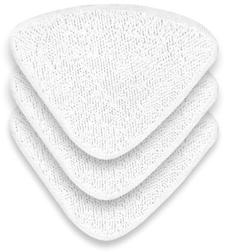 KEEPOW 3-teiliges Mikrofaser-Ersatzbezüge-Set für Vileda Steam Plus Dampfreiniger,Kompatibel mit Vileda Bodenwischer Ersatzbezügen, perfekte Passform, Für Vileda Dampfreiniger Ersatzbezüge-Waschbar