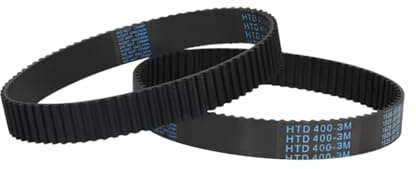 2 Stück HTD3M-1125 Zahnriemen aus Gummi mit Bogenverzahnung, 375 Zähne Timing-Übertragungsriemen für Drucker, CNC-Maschinenwerkzeug, Breite 35mm