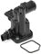 Frankberg Thermostat Kühlmittel 4-polig mit Dichtring Thermostat Sensor Kompatibel mit Leon 1.4L 1.6L 1999-2006 B.o.r.a 1.4L 1.6L 2000-2005 Golf IV 1.4L 1.6L 1997-2005