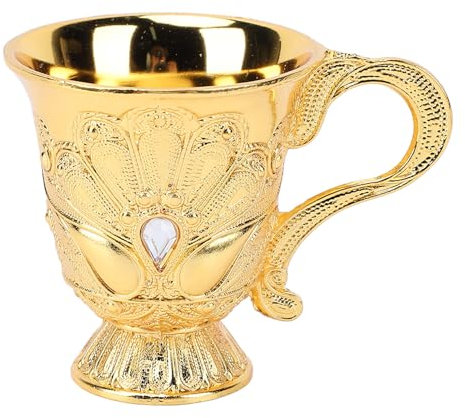 Fockety Verre à Vin en Métal Vintage, Calice à Vin en Alliage de Zinc au Design Unique, Cadeaux Médiévaux de la Renaissance pour la Communion, de Décoration Multifonctionnel pour les