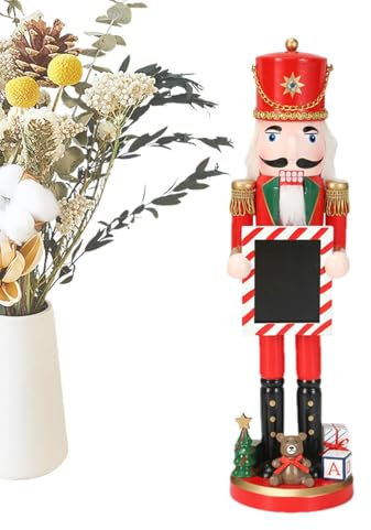 Bambola dello Schiaccianoci di Natale, Figura dello Schiaccianoci,Giocattolo per bambole schiaccianoci natalizi - Schiaccianoci tradizionali in legno, figura di soldato schiaccianoci in legno, bambola