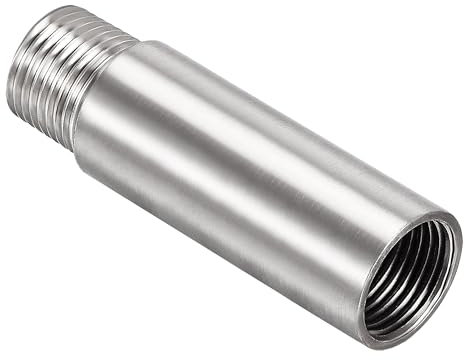 MACHSWON Shower Head Extension Arm,80mm Shower Arm Extension Shower Head Extender 304 Stainless Steel 1/2PT Male to 1/2PT Female Thread