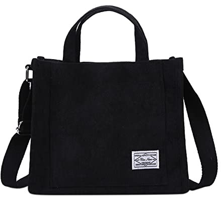 FGUUTYM Mädchen-Polyester- quadratische Tasche Koreanische Art- und Weisetragbare One-Shoulder-Umhängetasche mit Kordelzug Objektiv Taschen (Black, One Size)