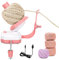 Domigard Yarn Winder, Electric Wool Winder for Crocheting, Automatic Yarn Ball Winder Yarn Spinner Roller, Ideal Helper for Knitting Lovers(Pink)
