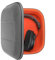 Geekria Shield Kopfhörer-Hülle, kompatibel mit AKG K 240, K 92, Q701, K 712 Pro, K 702, K 701, N90Q, Ersatz-Hartschalen-Reisetasche mit Kabelaufbewahrung (Mikrofaser-Grau)