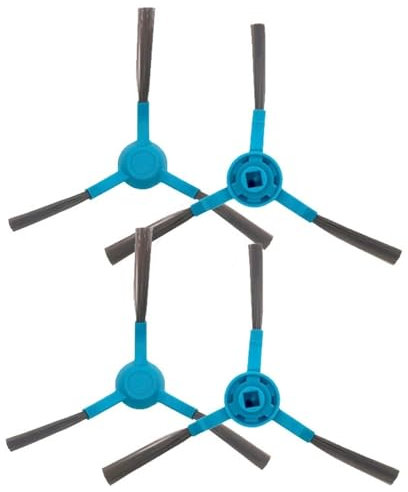 Vuzmode Pièces de Rechange de Rechange, for Thomson, THVC204BC Filtre HEPA Brosse latérale Robot aspirateur Accessoires Kit de consommables Kit aspirateur Robot(4PCS Brushes)