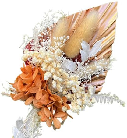 Benaewa Dried Flowers, Golden Palm Leaves Cake Topper Decorations, Crafts for Wedding, Birthday