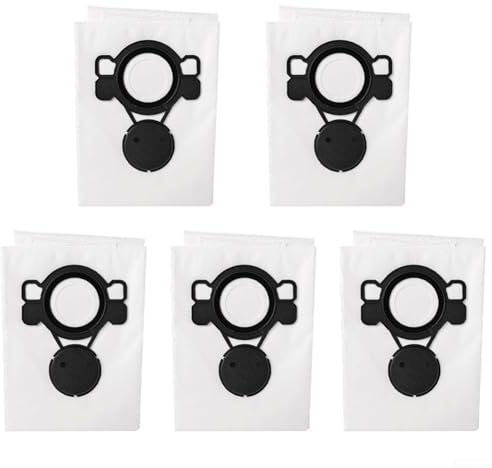 NbgrvB Sacchetti di ricambio per aspirapolvere ATTIX Series, 5 pezzi, compatibili con Nilfisk Attix 33