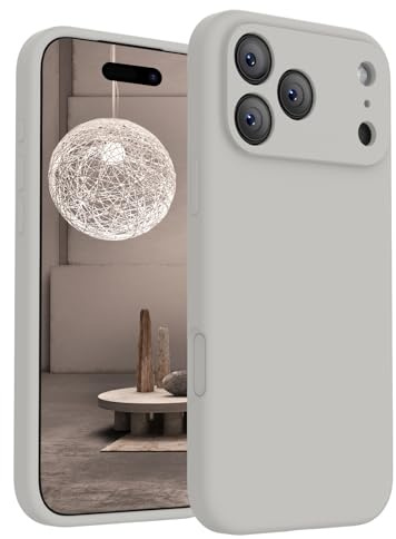 FireNova Magnetic for iPhone 17 Pro Case, Compatible with MagSafe, [Integrated Silicone Camera Control Button] [Camera Protection] Anti-Scratch Microfiber Lining Phone Case, 6.3, Natural Titanium