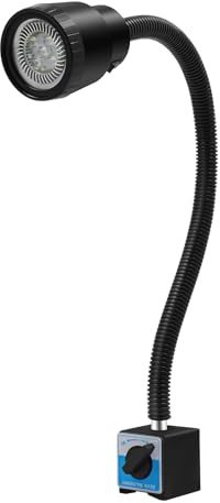 Led Magnetische Arbeitsleuchte Magnetfuß Arbeitslampe Flexible Schwanenhalslampe Maschinenlampe für Werkbank Drehbank Fräsen Bohrmaschine Nähmaschine