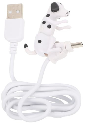Toddmomy Schnelles Typ-C Ladekabel mit Langlebiger Isolierung und Lustigem Hunde Motiv USB Adapter für Smartphones Geeignet für Auto Büro und Zuhause
