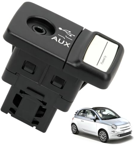 FanPaYY AUX-Adapter für FIAT 500, Panda, Punto und Blue Me Media Player 735547937 (12-polig, 3,5 mm)