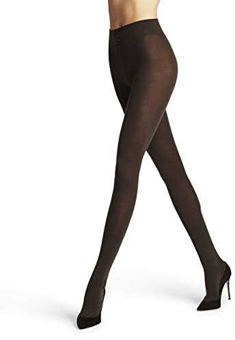 FALKE Softmerino W Ti lana algodón lisas 1 pieza, Pantimedias Mujer, Marrón Dark Brown 5239, 40-42