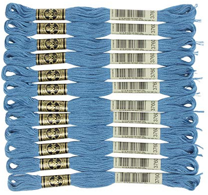 DMC 6-Strand Embroidery Cotton Floss, Wedgewood