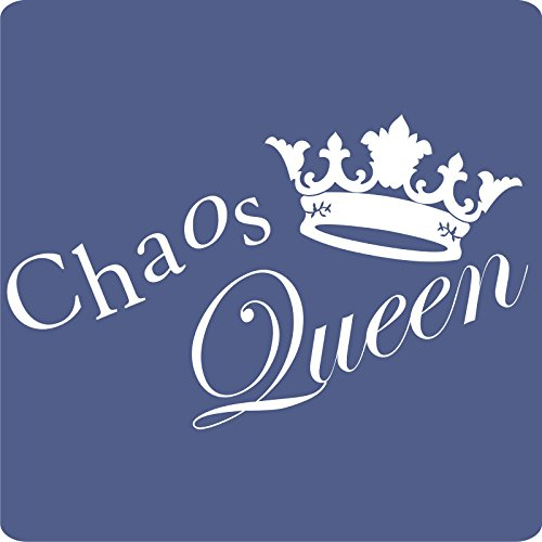 kleb-Drauf® - 1 Chaos Queen/Pink - glänzend - Aufkleber zur Dekoration von Autos, Motorrädern und Allen Anderen glatten Oberflächen im Außenbereich; aus 19 Farben wählbar; in matt oder glänzend