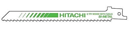 Hitachi Tigersägeblatt 150 mm,BiM,6TPI (VE = 5 Stück)