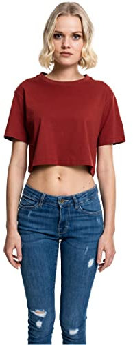 Urban Classics Women's Ladies Short Oversized Tee T-Shirt, Bk/LGR 3, XL