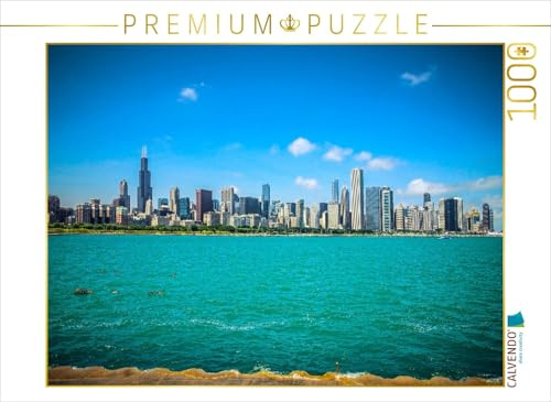 CALVENDO Puzzle EIN Motiv aus dem Kalender Chicago Impressionen | 1000 Teile Lege-Größe 64 x 48 cm Foto-Puzzle für glückliche Stunden