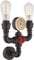 GLOBO Wandleuchte, Gold, 60 W, Schwarz
