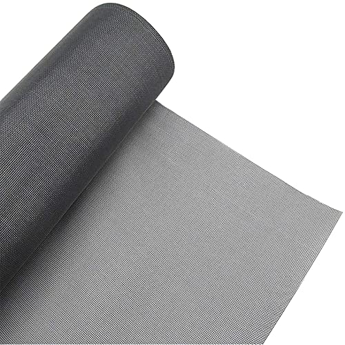 Bro Fly Mosquito Net Stops Fruit Flies, Durable Insect Mesh Screen Netting Roll for Window and Door, High Density DIY Mesh Screen Keep Bug, Bee, Spider, and Winged Insect Out (Grey, 120cm x 250cm)